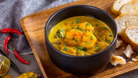 簡易虎蝦奶油南瓜咖喱