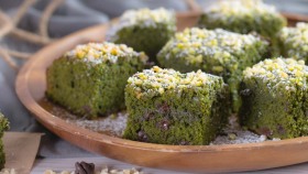 抹茶白朱古力布朗尼蛋糕