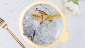 簡易雲石鏡面蛋糕