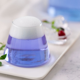 藍色富士山梳打