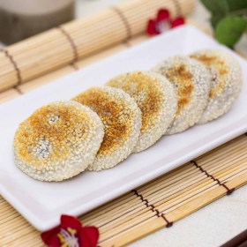 香煎紅豆糯米餅